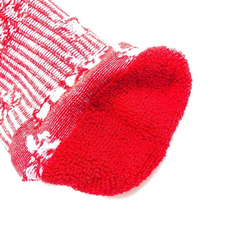 男式抽橡筋運動中襪提花襪NF18007