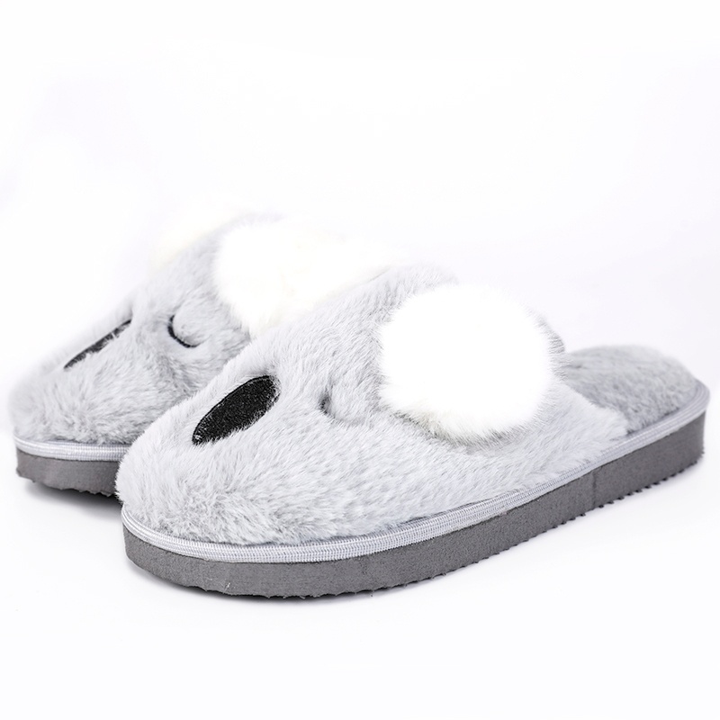 女士卡通棉拖鞋