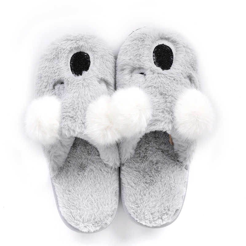 女士卡通棉拖鞋