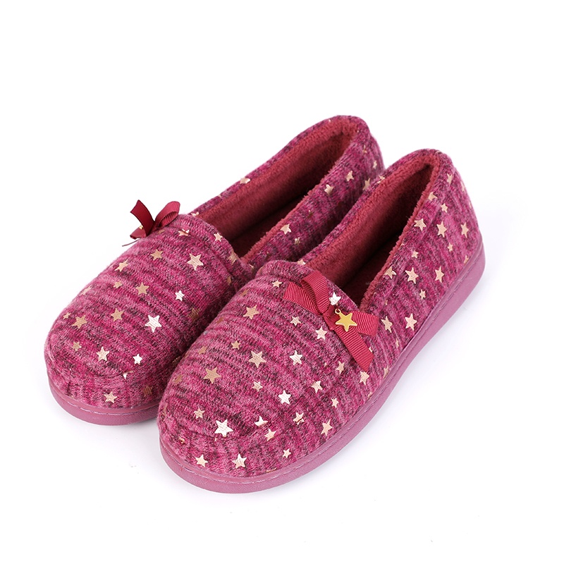 女士紡織材料滿幫拖鞋