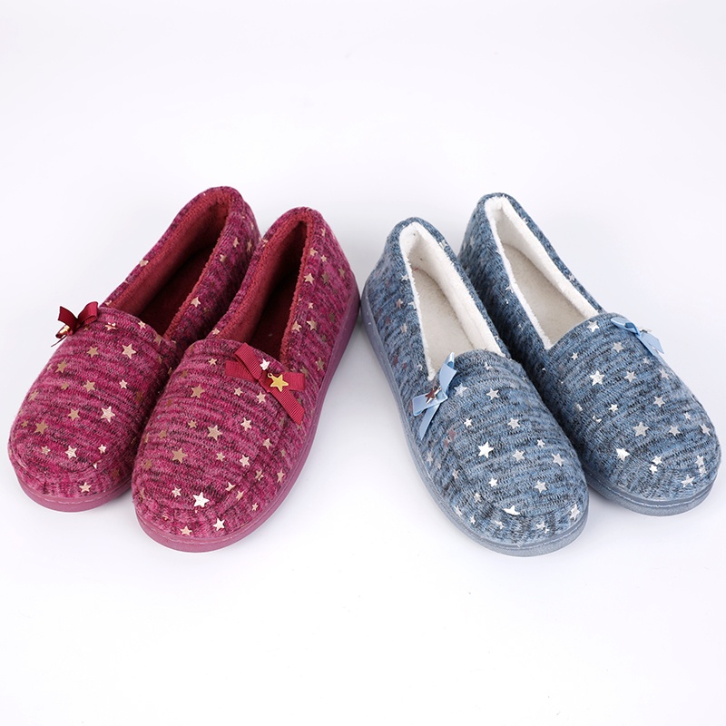 女士紡織材料滿幫拖鞋