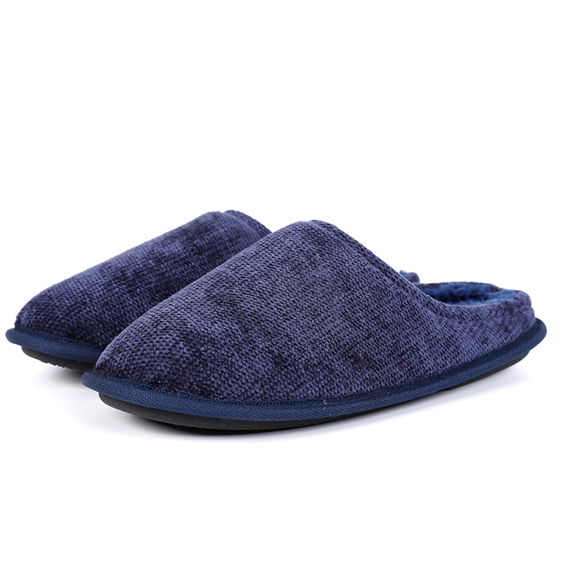 男士雪尼爾半幫拖拖鞋